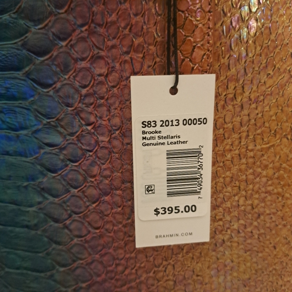 Brahmin Brooke Multi Stellaris Genuine Leather - Picture 8 of 11